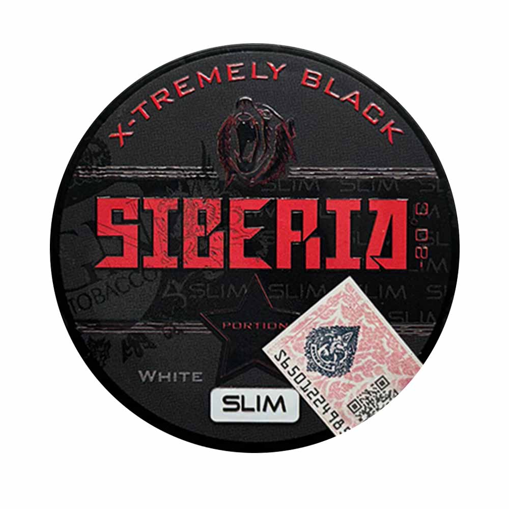 SIBERIA -80℃ "X-tremely Black" White Dry Slim 13gr