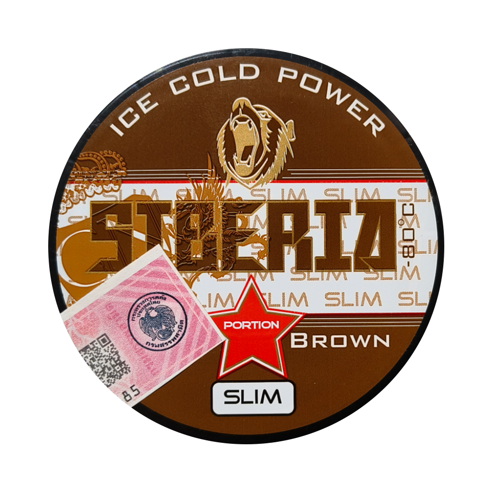 SIBERIA -80℃ "Brown" SLIM White Dry portion 20gr